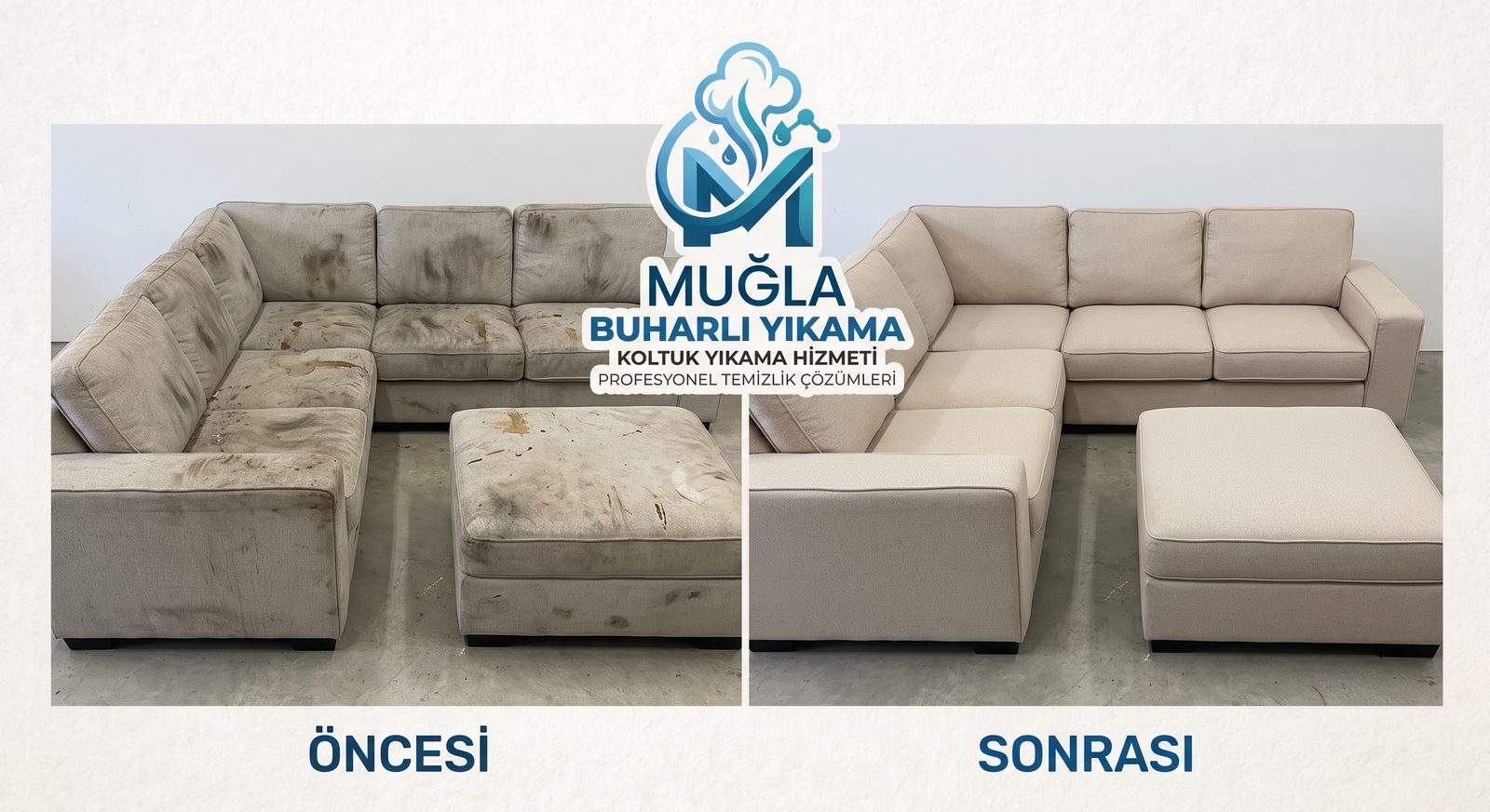 Halı Yıkama öncesi sonrası uygulama
